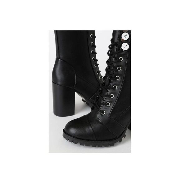 Dolce Vita Ayleen Mid-Calf Combat Boot, NIB, Sz 9.5, 10 - Picture 6 of 9
